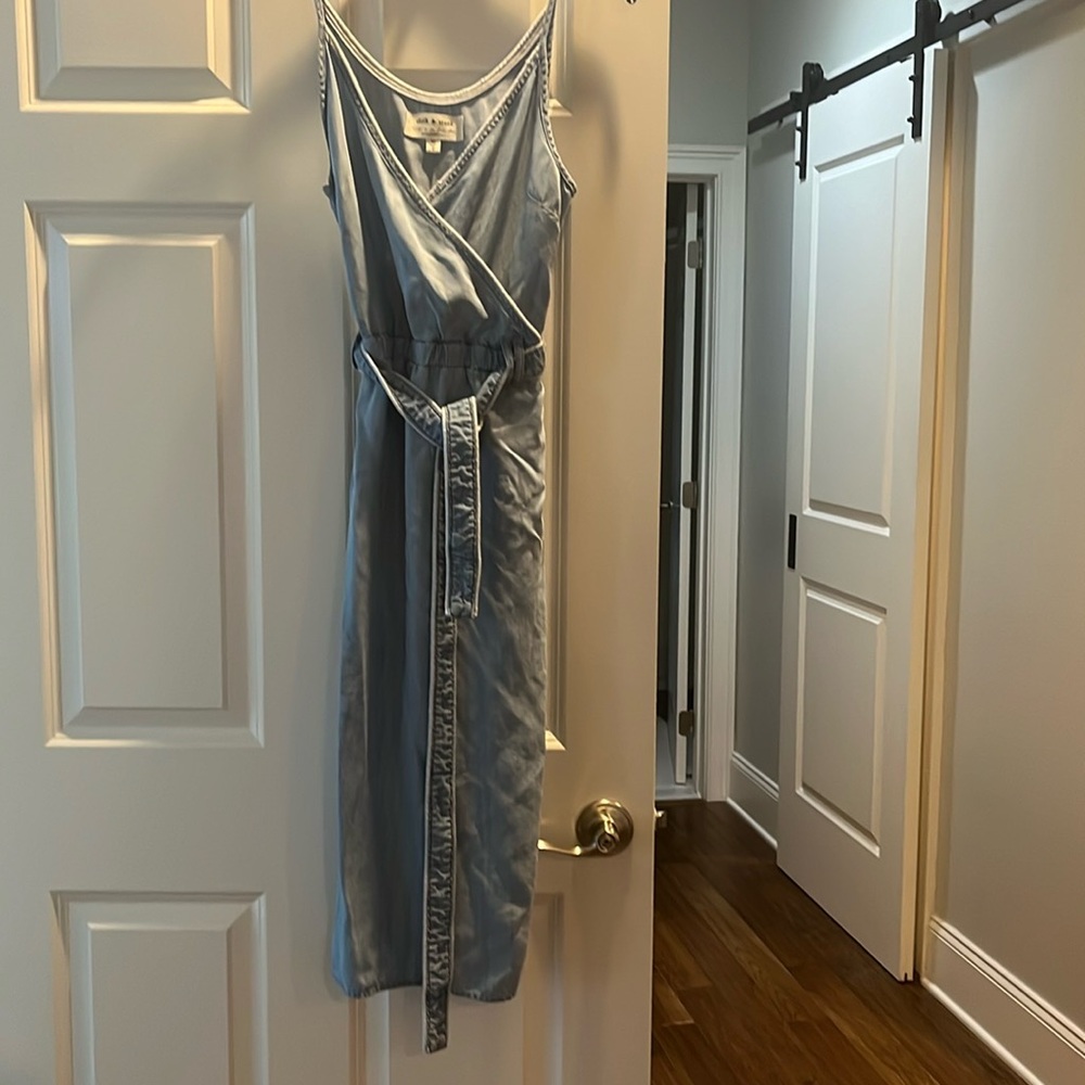 Cloth and Stone Jean Dress slits on both sides